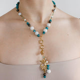 NECKLACE NIRA / TEAL