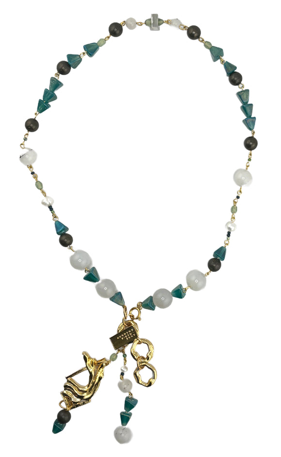 NECKLACE NIRA / TEAL