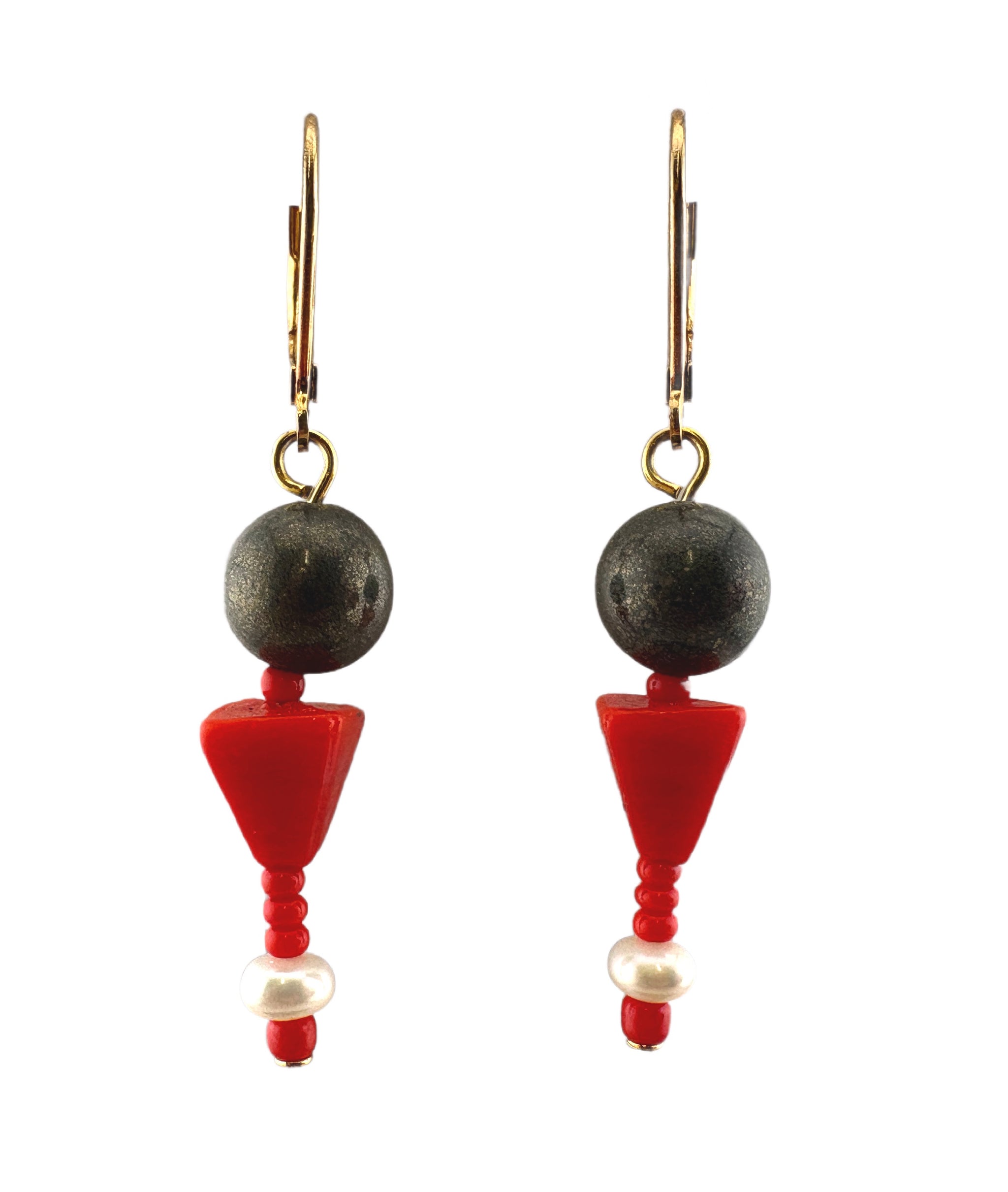 Lot Boucles D'oreilles Et Bracelet Ann Chicon Noir/or - Bijoux De Déclaration Occasion