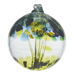 KITRAS 6" TREE OF BROTHERS GLASS BALL - ELMT-06-BH