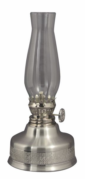BRUSHED/CHASED OIL LAMP 7½