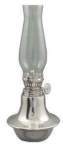 POLISHED OIL LAMP 8½" H - #236P